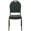 Hercules Banquet Chair, 17-1-4 in W 20-1-4" L 37-1-2" H, Fixed, Fabric Seat  FD-C03-GOLDVEIN-4003-GG