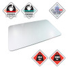 Glaciermat Heavy Duty Glass Chair Mat for Hard Floors & Carpets - 36" x 48"  FC123648EG