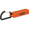 Railer 20-Hole Mega Bitrail Orange Bit Holder with Carabiner RRB2ORC