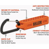 Railer 20-Hole Mega Bitrail Orange Bit Holder with Carabiner RRB2ORC 348159
