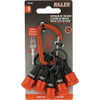 Railer Bit Holder Keychain with (5) Orange Hex Shank Bit Holders RQCBH5 366671