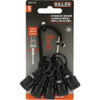 Railer Bit Holder Keychain with (5) Black Hex Shank Bit Holders RQCBH5-BK 372241