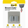 Wrap-It Storage Broom-Mate Stainless Steel Adhesive Broom Holder Hook 500-BM-SS