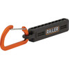 Railer 10-Hole Bitrail Black Bit Holder Storage Organizer with Carabiner RRB1BKC
