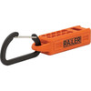 Railer 10-Hole Magnetizer Bitrail Orange Bit Holder with Carabiner RRBMORC
