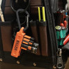 Railer 10-Hole Magnetizer Bitrail Orange Bit Holder with Carabiner RRBMORC 319958