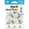 Wrap-It Storage Sticky Hooks Medium Adhesive Hooks (10-Pack) 910-CLHK-M-SS 228921
