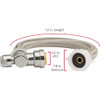 QuickFitting 1-2pfx12 Ang Toilet Hose LF756AR 442590