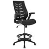 Drafting Chair Black Mesh Drafting Chair, Mesh, Black  BL-ZP-809D-BK-GG