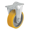 Manufacturer Varies Rgd Plate Caster,Poly,4 in.,400 lb.,Yllw B-ALTH 100K-12