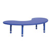 Kidney Activity Table, Plastic, Steel, Blue