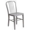 Round 30" W, 30" L, 29.5" H, Metal Top, Grey  CH-51090TH-4-18VRT-SIL-GG