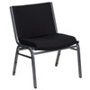 Flash Furniture Black Fabric Stack Chair,PK2 2-XU-60555-BK-GG