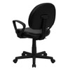 Flash Furniture Black Mid-Back Task Chair BT-688-BK-A-GG Flash Furniture Black Mid-Back Task Chair BT-688-BK-A-GG