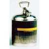 Type I Safety Can, Stainless Steel, 5 gal, Flammables, Not Applicable, Not Applicable, Silver