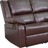 Loveseat, 35" to 64" x 38", Upholstery Color: Brown  BT-70597-LS-BN-GG