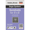 Outdoor Accents Sage Shade 8x8 Gray SAGE-SHADE8X8G 134422