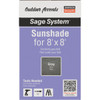 Outdoor Accents Sage Shade 8x8 Gray SAGE-SHADE8X8G 134422