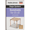Outdoor Accents Sage Shade 8x8 Tan SAGE-SHADE8X8T 151580