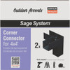 Outdoor Accents 2pk Sage Corner 4x4 SAGE-C44-KT2 115575