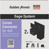 Outdoor Accents 2pk Sage Corner 4x4 SAGE-C44-KT2 115575