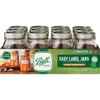 Ball 1 Pt. Easy-Label Regular Mouth Smooth-Sided Mason Jar (12-Count) 2223165 616188
