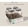 Ball 1 Qt. Color Series Regular Mouth Sand Mason Jars with Lids (4-Count) 2221161 645219