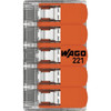 Wago 5-Wire 5-Port Lever Connector (10-Pack) 221-415-K006-0000 511900