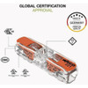 Wago Inline Splice Lever Connector (10-Pack) 221-2401-K000-0006 559194