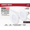 Nuvo 2pk 4" Cct Led Retrokit S29598 530773
