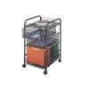 Safco File Cart,w/3 Drawers,Black 5213BL