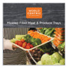 World Centric Fiber Trays, 7.1 x 9.1 x 0.7, Natural, Paper, 500PK TR-SC-4S-LFS