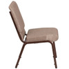 Flash Furniture Beige Fabric Church Chair,PK4 4-FD-CH02185-CV-BGE1-GG