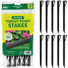 Master Mark 10 In. HDPE Black Terrace Board Edging Stakes (10-Pack) 99410