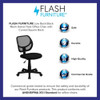 Flash Furniture Mesh Task Chair, 15-1-2" to 19-1-2", Black WA-3074-BK-GG