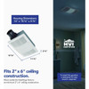 Broan 110cfm 2s Htr Exhst Fan BHFLED110 510694