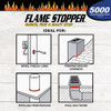 Gardner 10 Oz. Flame Stopper 5000 Fire-Rated Flexible Intumescent Sealant, Red 3629-5-61 799447