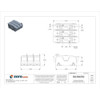 Open Fuse Block, H; K5 UL Class, 250V AC-DC Volt Rating, 3 Poles, Box Lug  HM25060-3CR