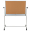 Flash Furniture Cork-Marker Board, 45.25W x 54.75H YU-YCI-001-CK-GG