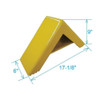 Manufacturer Varies Wheel Chock,Steel,W 6 In,H 9 In 19P547
