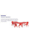 Kidney Activity Table, Plastic, Steel, Red  YU-YCX-0043-2-MOON-TBL-RED-E-GG