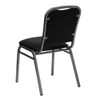 Flash Furniture Black Vinyl Banquet Chair,PK4 4-NG-108-SV-BK-VYL-GG