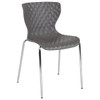 Flash Furniture Lowell Contemporary Design Gray Pla,PK4 4-LF-7-07C-GRY-GG Flash Furniture Lowell Contemporary Design Gray Pla,PK4 4-LF-7-07C-GRY-GG