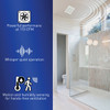 Panasonic Whisper Suite 110 CFM Bathroom Exhaust Fan with Motion Sensor RG-E110THA 532000