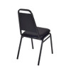 Regency Dining Cushioned Restaurant Stackable Chair (40 pack)- Black  8029BK40PK