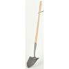 Fire Shovel, High Carbon Steel Blade, 38 in L Gray Wood Handle  FFSHOSS38 FSS