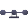 Canarm Britton 3-Light Black Vanity Bath Light Fixture, Clear Glass IVL1234A03BK 527606