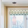 Canarm Toni 5 In. Brushed Nickel Pendant Light Fixture, Flat Opal Glass IPL379A01BPT 558122
