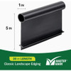 Master Mark Pro 5 In. x 20 Ft. Black Plastic Edging Kit with YardPack 35920 730585