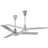 Qmark Commercial Ceiling Fan, 56 in Blade Dia, 3 Blades, Variable Speeds, 120V AC, White 56001HP